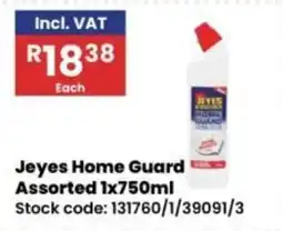 Africa Cash and Carry Jeyes Home Guard Assorted offer