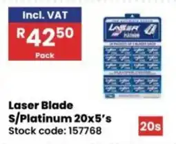 Africa Cash and Carry Laser Blade S/Platinum 20x5's offer