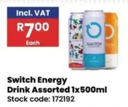 Africa Cash and Carry Switch Energy Drink Assorted offer
