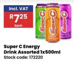 Africa Cash and Carry Super C Energy Drink Assorted offer