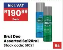 Africa Cash and Carry Brut Deo Assorted offer