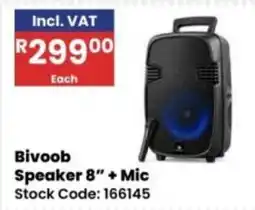 Africa Cash and Carry Bivoob Speaker 8" + Mic offer