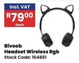 Africa Cash and Carry Bivoob Headset Wireless Rgb offer