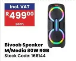 Africa Cash and Carry Bivoob Speaker M/Media 80W RGB offer