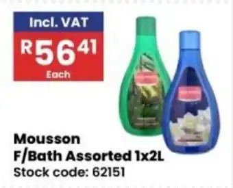 Africa Cash and Carry Mousson F/Bath Assorted offer