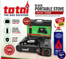 Africa Cash and Carry Black Portable Stove total offer