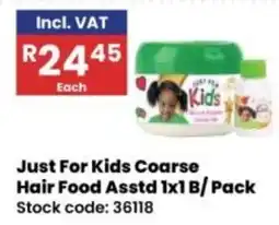 Africa Cash and Carry Just For Kids Coarse Hair Food offer