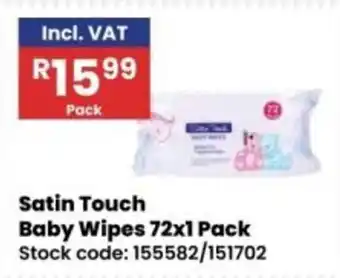 Africa Cash and Carry Satin Touch Baby Wipes offer