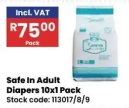 Africa Cash and Carry Safe In Adult Diapers offer