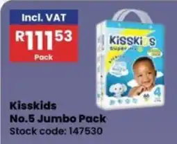 Africa Cash and Carry Kisskids No.5 Jumbo Pack offer