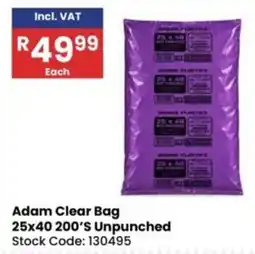 Africa Cash and Carry Adam Clear Bag offer