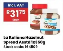 Africa Cash and Carry La Italiana Hazelnut Spread offer
