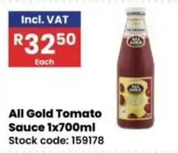 Africa Cash and Carry All Gold Tomato Sauce offer