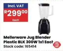 Africa Cash and Carry Mellerware Jug Blender Plastic BLK offer