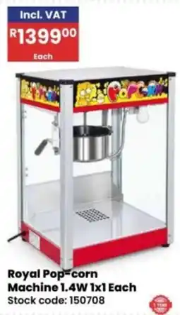 Africa Cash and Carry Royal Pop-corn Machine offer