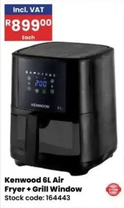 Africa Cash and Carry Kenwood 6L Air Fryer + Grill Window offer