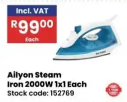 Africa Cash and Carry Ailyon Steam Iron offer