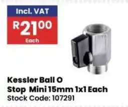 Africa Cash and Carry Kessler Ball O Stop Mini 15mm offer