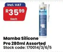 Africa Cash and Carry Mamba Silicone Pro Assorted offer