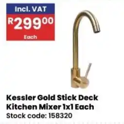 Africa Cash and Carry Kessler Gold Stick Deck Kitchen Mixer offer