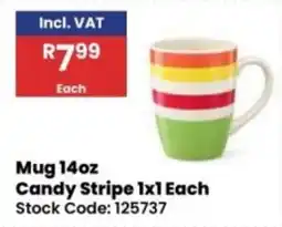 Africa Cash and Carry Candy Stripe Mug offer