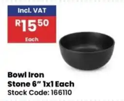 Africa Cash and Carry Bowl Iron Stone offer