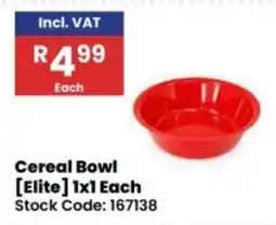Africa Cash and Carry Cereal Bowl [Elite] offer