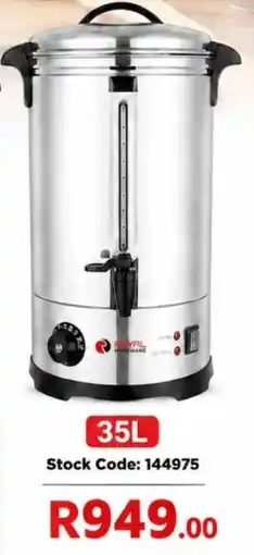 Africa Cash and Carry Royal Hardware 35L Coffee Maker offer