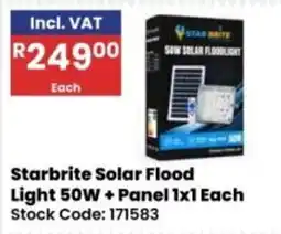 Africa Cash and Carry Starbrite Solar Flood Light 50W offer