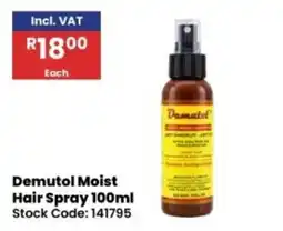 Africa Cash and Carry Demutol Moist Hair Spray offer