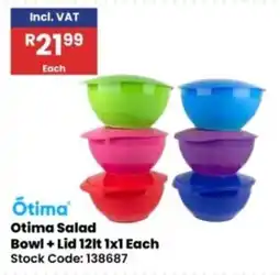 Africa Cash and Carry Otima Salad Bowl + Lid 12lt offer