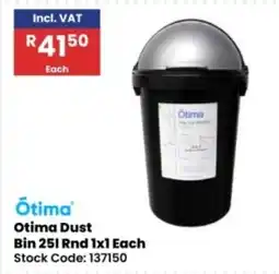 Africa Cash and Carry Otima Dust Bin 25l Rnd offer