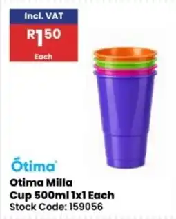 Africa Cash and Carry Otima Milla Cup 500ml offer