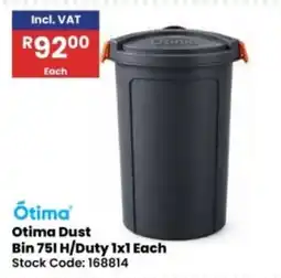 Africa Cash and Carry Otima Dust Bin 75l H/Duty offer