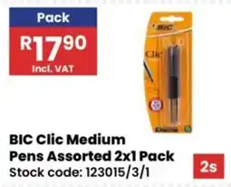 Africa Cash and Carry BIC Clic Medium Pens Assorted offer