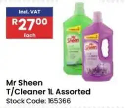 Africa Cash and Carry Mr Sheen T/Cleaner 1L Assorted offer