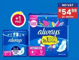 Africa Cash and Carry Always Maxi Thick Sanitary Pads offer