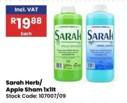 Africa Cash and Carry Sarah Herb/Apple Sham offer