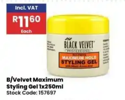 Africa Cash and Carry Black Velvet Maximum Styling Gel offer