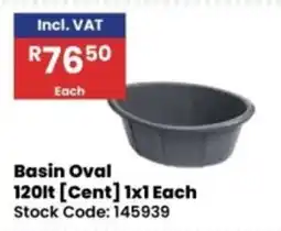 Africa Cash and Carry Basin Oval offer