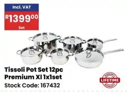 Africa Cash and Carry Tissoli Pot Set 12pc offer