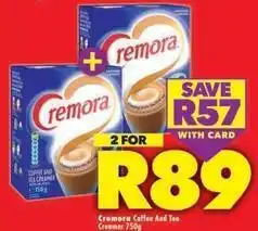 Shoprite Coffee and tea creamer offer