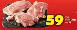 Shoprite Pork braai chops offer