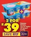 Shoprite Danone - low fat yoghurt offer