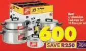 Shoprite Aluminium cookware set offer