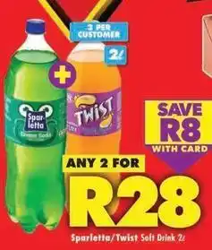 Shoprite Spar - soft drink 2l offer