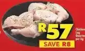 Shoprite Chicken leg quarters offer