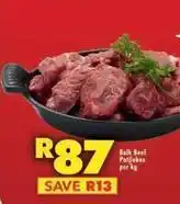 Shoprite Balk beef potjiekos offer