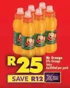 Shoprite Orange juice offer