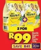 Shoprite Nestlé - nespray fortigrow milk powder offer
